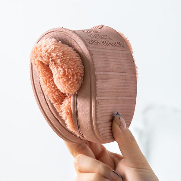 Warm Slippers Women Indoor Floor Flat Shoes Spring Autumn Winter Warm Home Cotton Plush Slippers