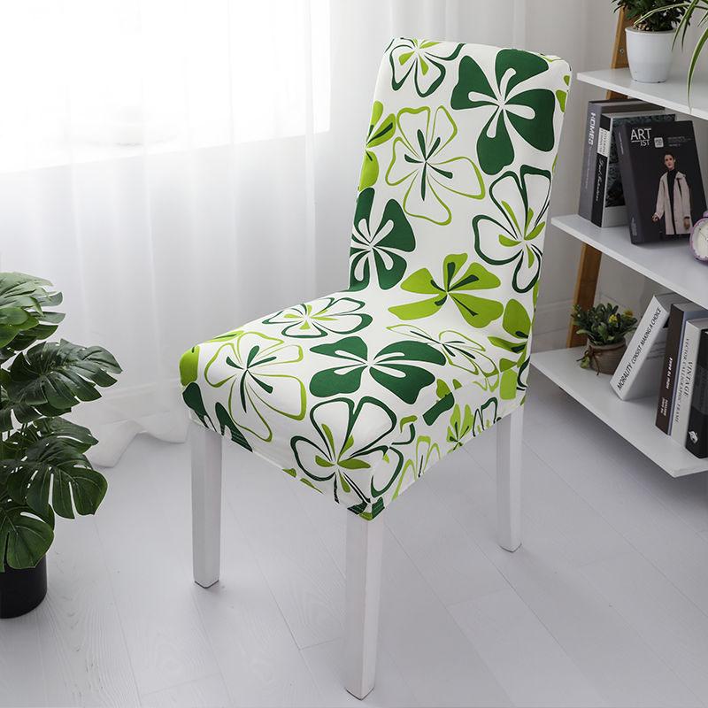 2/4/6pcs Printed Elastic Stretch Chair Cover Spandex Dinning Room Kitchen Chair Slipcovers Protector Case for Wedding Banquet Party