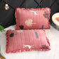 Crystal Velvet Thick Quilted Pillowcase Winter Warm Flannel Pillowcase Single and Double Coral Plush Pillowcase