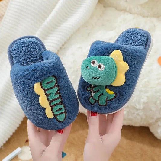 Children's Design Sense Cotton Shoes, Indoor and Outdoor Non-slip Casual Slippers Lightweight Flat Shoes Soft Shoes
