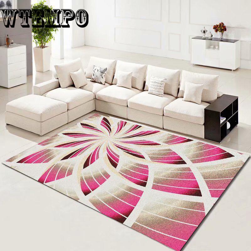 Art Carpet Home Soft Bedroom Carpet Sofa Coffee Table Floral Rug Study Room Floor Mat Decor