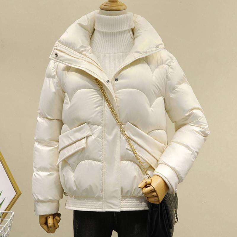 Women Fashion Winter Jackets Warm Parkas Coats Black Slim Plus Size Ladies Down Jackets