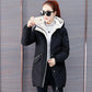 Winter Women's Warm Cotton Jackets Comfortable Women's Mid-length Winter Loose and Thick Warm Down Cotton Down Jackets