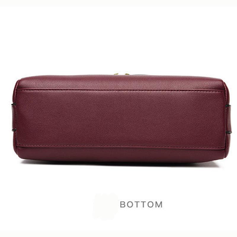 Women Shoulder Messenger Bags Casual Female Crossbody Bags Soft Surface Genuine Leather Cowhide Two Shoulder Straps Adjustable