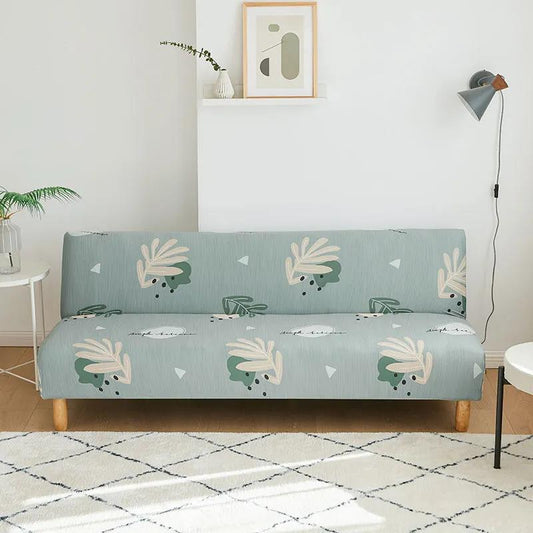Nordic Style Simple Modern Armrestless Sofa Bed Cover All-inclusive Universal Cover Non-slip Lazy Fabric Sofa Cushion Cover Towel