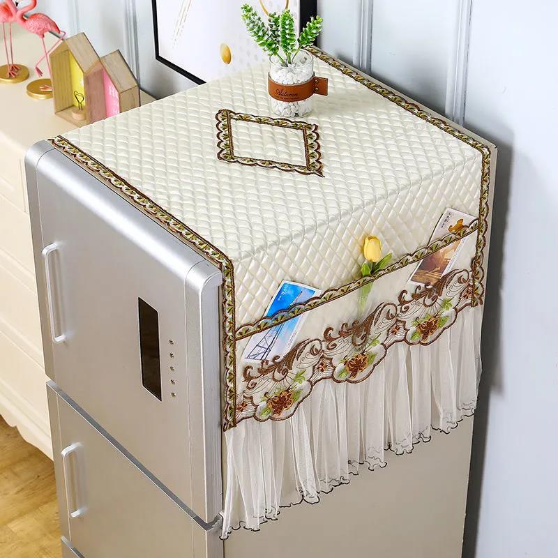 Refrigerator Dust-proof Cloth Cover Cloth Refrigerator Cover Household Storage Bag Waterproof and Oil-proof