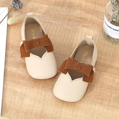 Girls Shoes 2021 Leather Soft Sole Princess Shoes Spring and Autumn Baby Shoes Children's Women 3 To 4 Years Old Small Leather Shoes