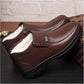 Cotton Shoes Men's Winter Plus Velvet Warm Shoes Tendon Bottom Middle-aged and Elderly Father Shoes Winter Non-slip Men's Cotton Shoes