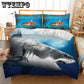 Bedding Set 3D Shark Bedding Sets  Duvet Cover Sets 3 Pcs  Set Duvet Cover Pillow Case