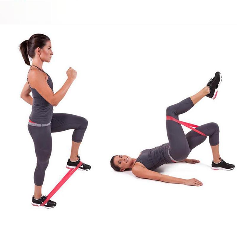 Yoga Elastic Band Resistance Band Open Shoulder Pull Back Strength Training Fitness Elastic Band Squat Men and Women Hip Pull Band