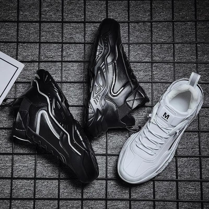 Winter Plus Velvet Warm Men's Sports Shoes Fashion Footwear Casual Shoes Trend Student Running Shoes Men