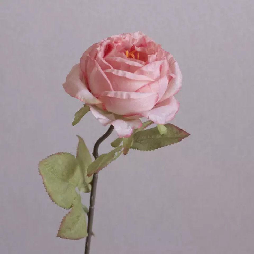 Coke Edge Imitation Dried Flower Rose Flower Korean Light Luxury Decoration Decoration Dining Room Fake Flower Simulation Flower Home Bouquet