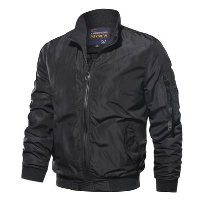Spring and Autumn Jacket Bomber Jacket Men's Casual All-match Loose Warm Outdoor Hiking Jacket