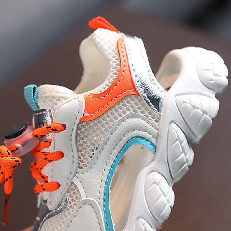 Children's Sports Sandals Summer Breathable Mesh Shoes 1-5 Years Old Baby Toddler Shoes Female Boys Children Sandals