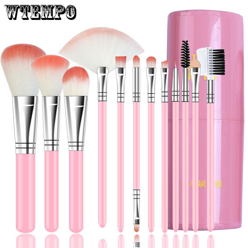 Champagne Makeup Brushes Set for Foundation Powder Blush Eyeshadow Concealer Kit Pincel Maquiagem