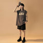 Sports Vest Female Summer Wear All-match Thin American Basketball T-shirt Japanese Broadband Cut-sleeve Top Casual Fitness Jogging Sleeveless T-shirt