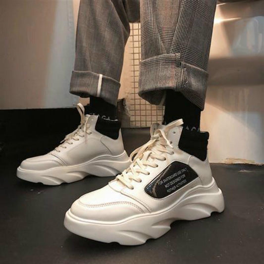 High help daddy shoes net red increase climax shoes Martin boots men's shoes high casual sports