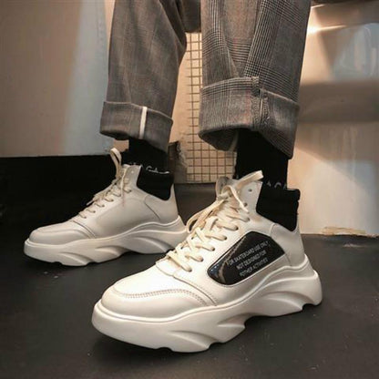 High help daddy shoes net red increase climax shoes Martin boots men's shoes high casual sports