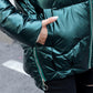 Fashion Women Winter Jackets Stand Collar Thicken Warm Down Coats Silver Bling Parkas 2021 New Lady Warm Jackets and Coat