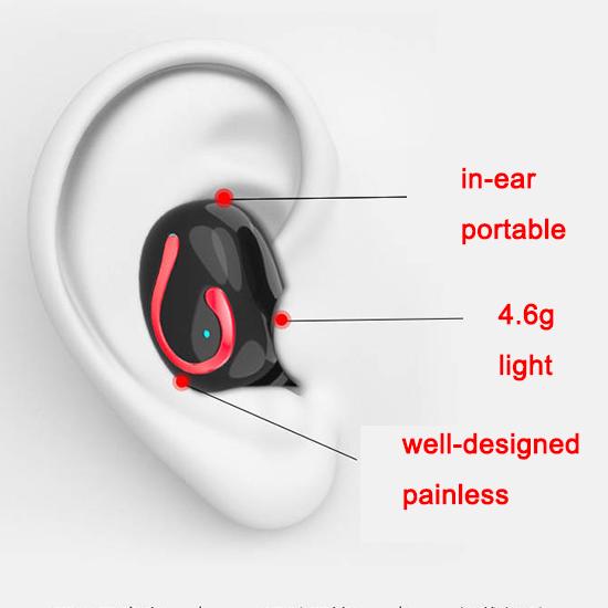 HIFI Slider Headphone Bluetooth Earphones Mini LED Display 3500mah Power Bank Sport Wireless Headset