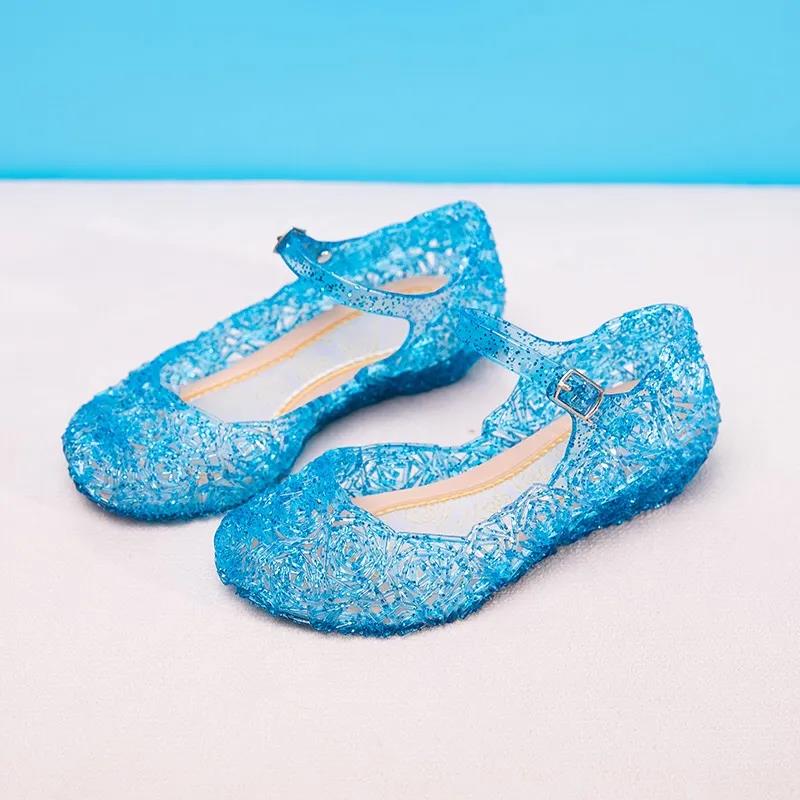 Crystal Sandals Wedge Women's Shoes High-heeled Shoes Women's Square Dance Shoes Baotou Hole Shoes