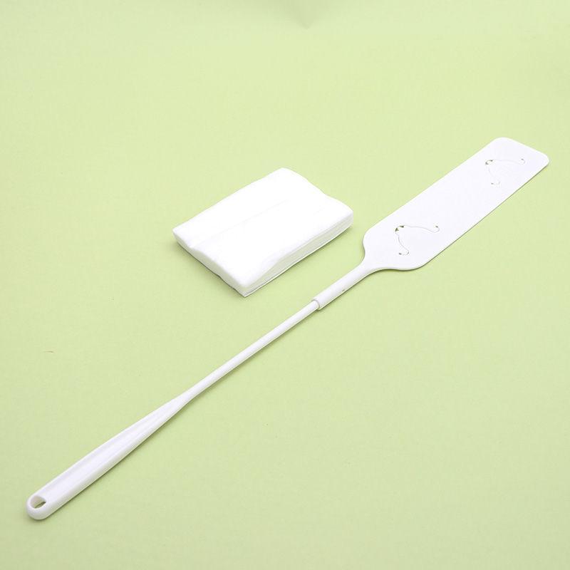 Household Dust Cleaning Brush with 10 Pcs Non-woven Cleaning Cloth Long Handle Dust Gap Brush