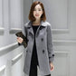 Women Woolen Coat Autumn Winter Cardigan Coat Trenchcoat Wool Coat Women Coat Christmas Clothing