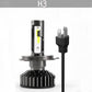 Car Led Headlights H7 Super Bright H4 12V24V 500W Far and Near Integrated Strong Light H1 H7 H3 H11 9005 9006 Far and Near Laser Bulb Headlights