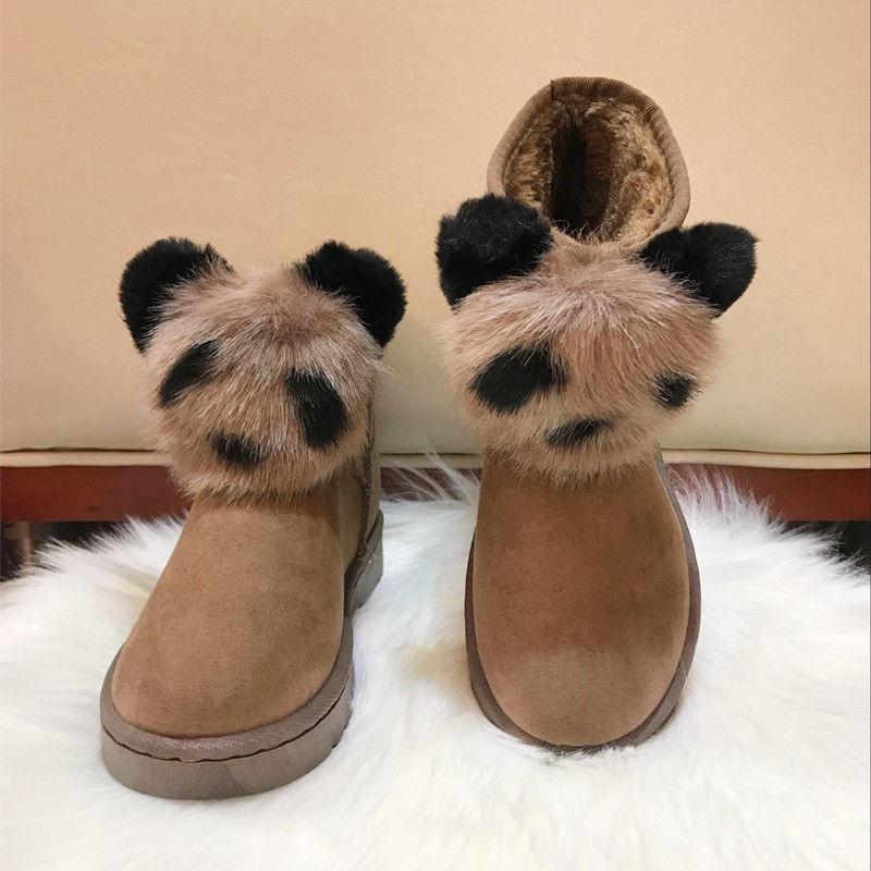 Snow Boots Winter Women Waterproof Boots Plus Velvet Warm Cotton Boots
