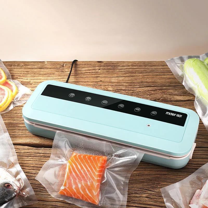 Vacuum Sealer 10Pcs Bags for Free Automatic Commercial Household Food Vacuum Sealer Packaging Machine