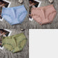 3-pack of Graphene Cotton Women's Panties Antibacterial Seamless Lace Trim Briefs