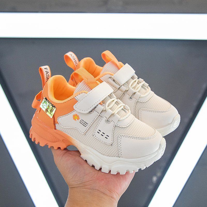 Unisex Children's Breathable Net Shoes Summer Children's Running Sneakers Elementary School Girls' Shoes Sneakers