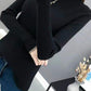 Autumn and Winter Korean Version of Warm Knit Sweater Slim Long-sleeved Solid Color Top Plus Velvet Thick Round Neck Sweater
