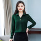 Long-sleeved Shirts Are Thin and Temperament Bottoming Shirt Women's Self-cultivation Cover Belly High-end Shirt Women's Work Clothes