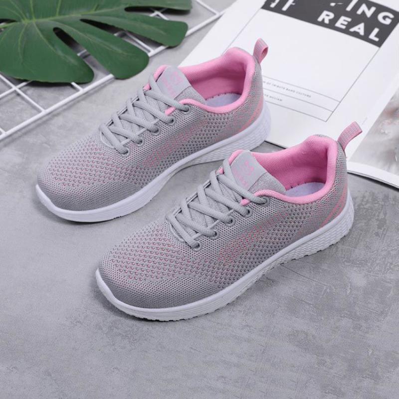 Spring Summer Sports Shoes Women's Ultralight Running Shoes Lightweight Soft Bottom Shock Absorption Fitness Casual Shoes