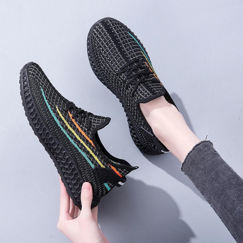 Shoes Women 2021 Spring Summer New Fashion Casual Sports Shoes Mesh Single Shoes Breathable Lightweight Women