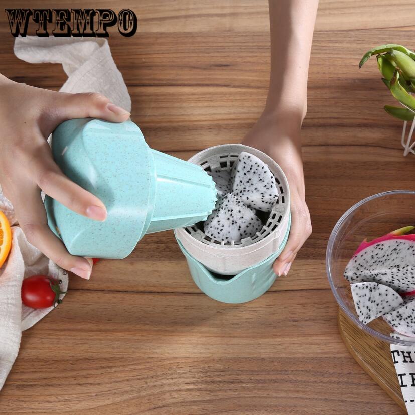 Brand Fruit Hometree Portable Manual Juicer Lemon Orange Juice Fruit Salad Bowl Kitchen