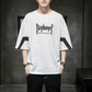 Large Size Fat Short-sleeved T-shirt Men's Loose Half-sleeved Men's Five-point Sleeve Men's Casual All-match Top