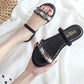 Sandals Female Fairy Summer Students All-match Flat Slippers Two Wear Female Rome Gentle