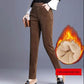Plus Velvet Corduroy Casual Pants Women Thickened Winter Outer Wear Loose and Thin Large Size Lamb Velvet Carrot Pants
