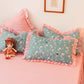 Pastoral Print Lace Pillowcase Plus Size 48*74cm Two-pack Pillow Core Dust Cover Student Dormitory