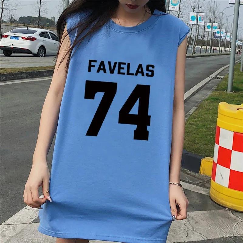 Women's Mid-length Fake Two-piece Sleeveless T-shirt Summer Loose Retro Outer Wear Vest Ins Anti-show Top Clothes Fitness Jogging Vest