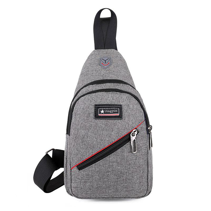 Summer Holiday Oxford Cloth Fabric Crossbody Bags For Men Messenger Chest Bag Pack Casual Bag Waterp