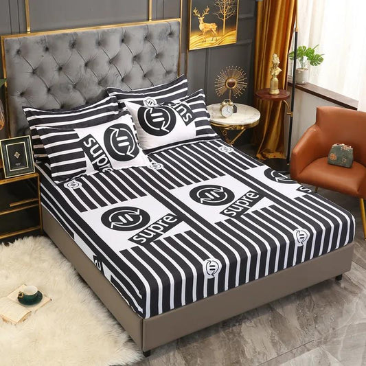 One Piece Non-slip Wear-resistant Cotton Mattress Cover Double Bedroom Mattress Protector 2.0m