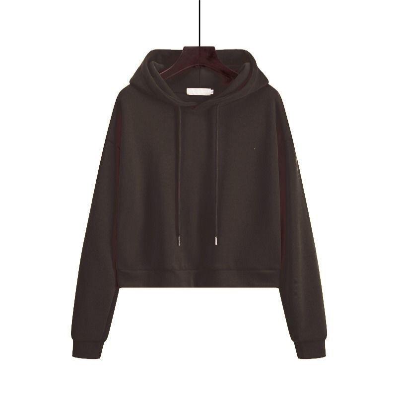 Loose Oversize Hoodies Woman Sweatshirt  Female Hoodies Short Sweat-shirts