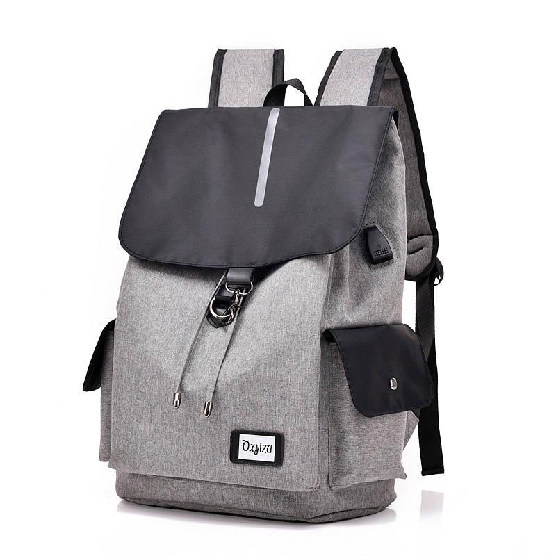 Mens Backpack Backpack School Bags School Backpack Work Travel USB Shoulder Bag Teenager Backpack