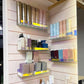 Rainbow Iridescent Acrylic Floating Shelves (Wall Mounted) for Bedroom, Bathroom, Living Room or Kitchen (Set of 2)