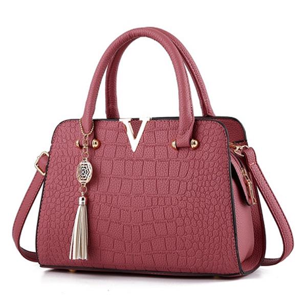 Shoulder Handbag Trendy wild Patent leather bag Big capacity European and American style