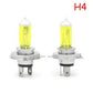 2pcs Car Headlights Gold Light Low Beam High Beam Light Integrated H4 H7 H1 H8 H11 Super Bright Xenon Lamp Glare Modified Halogen Bulb