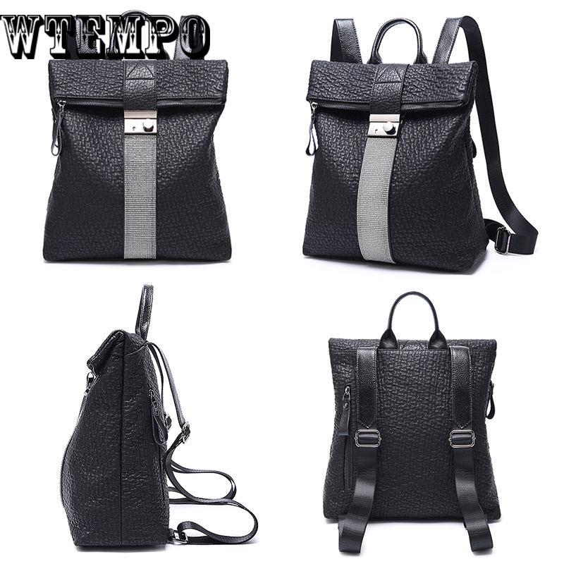 Fashion Woman Backpack Leather Female Backpacks High Quality Schoolbag Backpack Elegant